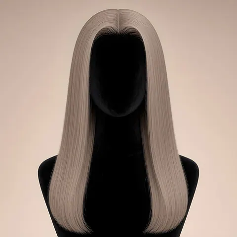 Fanny, Lace front 13x4 · Ash Blonde · liscio
