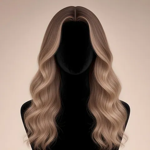 Lucie, Lace front HD 13x5 · Ash Brown Blonde Balayage · body wave