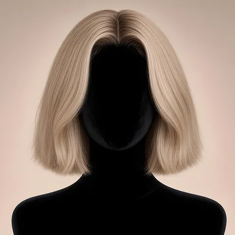 Clémence, Lace front HD 13x5 · Beige Blonde Highlighted · lisse