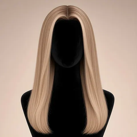 Noémie, Lace front HD 13x5 · Blonde Highlighted · lisse