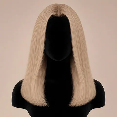 Maud, Full lace · Champagne Beige Blonde Highlighted · straight