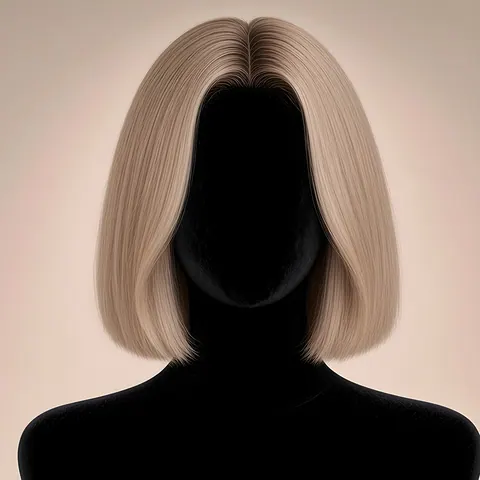 Faustine, Full lace · Champagne Beige Blonde Highlighted · lisse