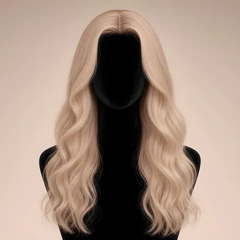 Valérie, Lace front HD 13x5 · Champagne Blonde · ondulation souple