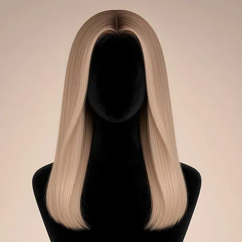 Juliette, Lace front HD 13x5 · Champagne Blonde Ombre · liscio