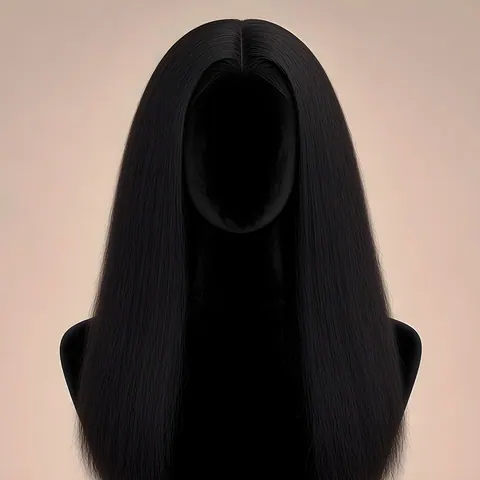 Estelle, HD 13x6 lace front · Natural Black · kinky straight