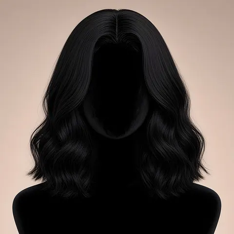 Camille, Lace front 13x4 · Natural Black · onda morbida