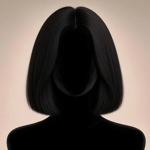 Eugénie, Full lace · Natural Black · straight