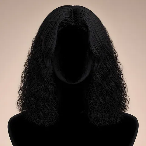 Apolline, Pizzo 360 · Natural Black · water wave