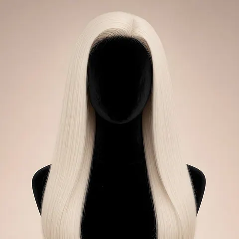 Thaïs, Lace front HD 13x5 · Platinum Blonde · liso