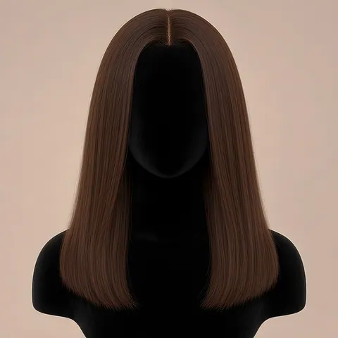 Ariane, Lace front 13x4 · Rich Chocolate Brown · liscio