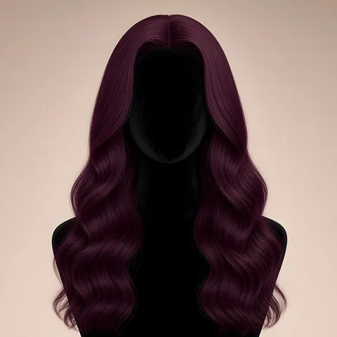 Capucine, HD 7x6 Closure · Rich Dark Plum · Body Wave