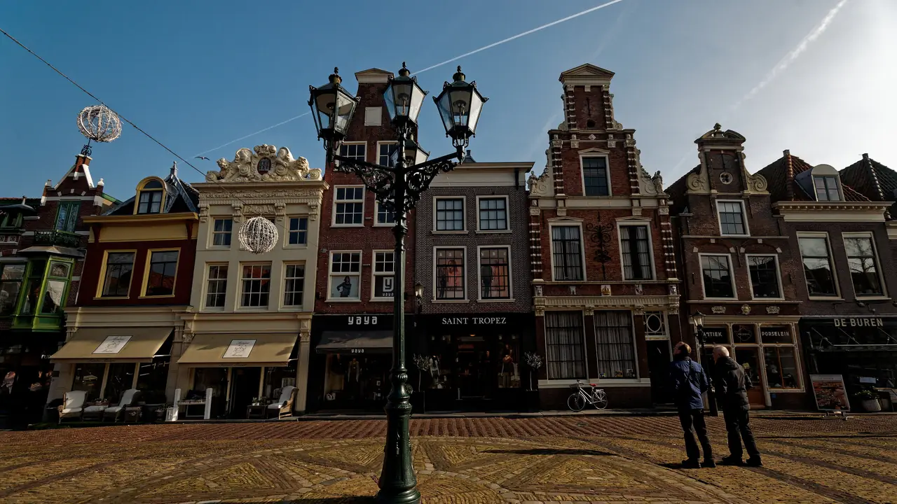Trapgevels aan de Mient in Alkmaar