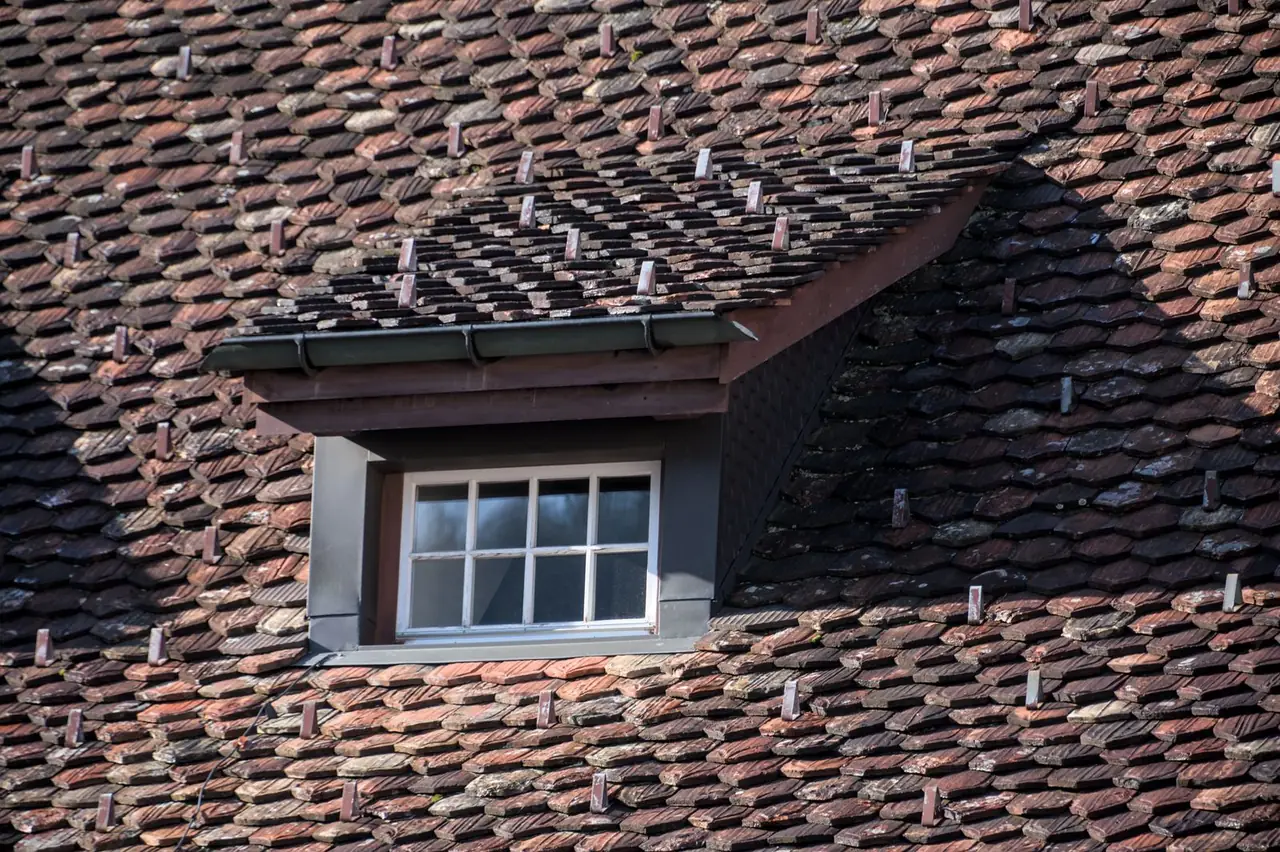 Dakkapel in een pannendak