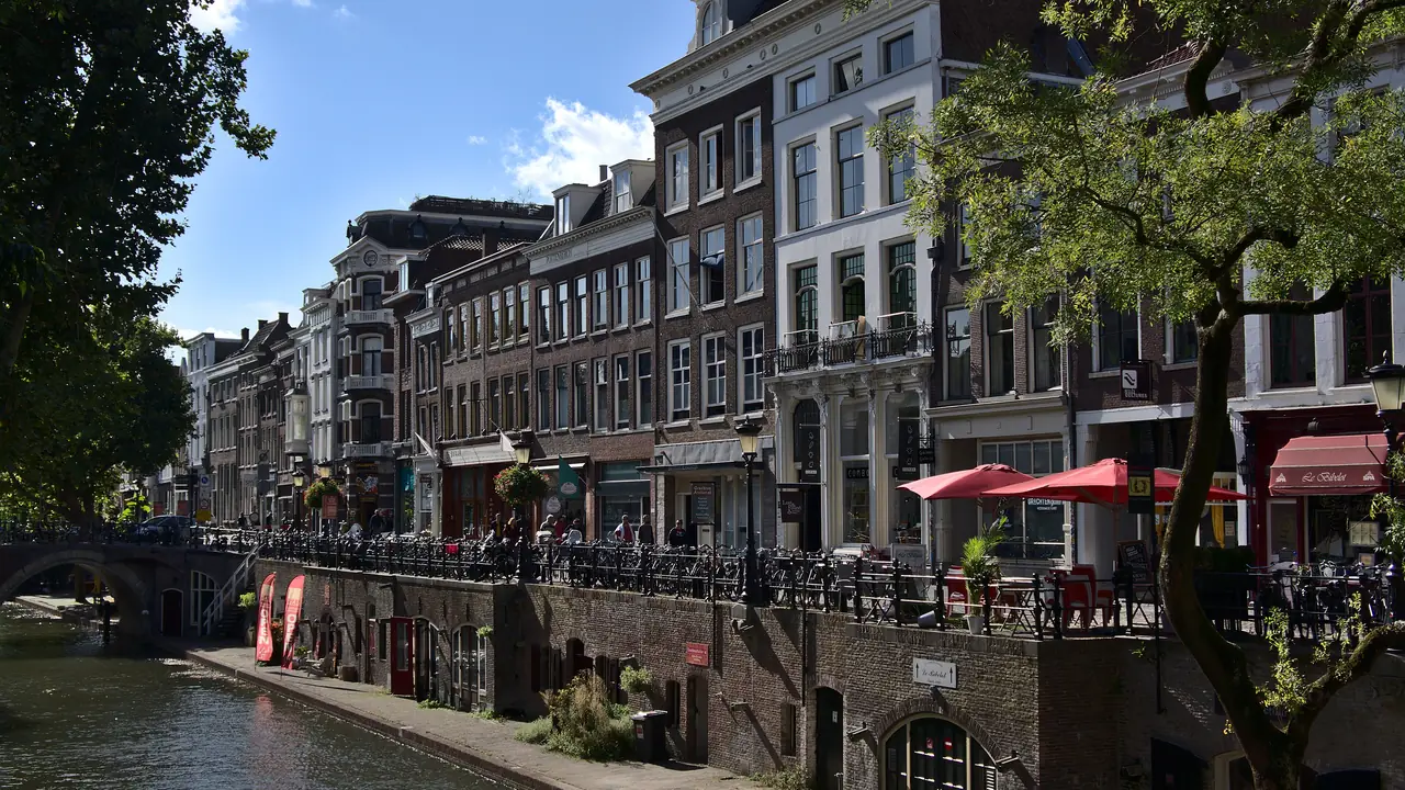 De Oudegracht in Utrecht