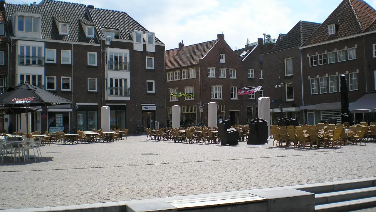 Venlo aan de Maas, gezien vanaf Blerick