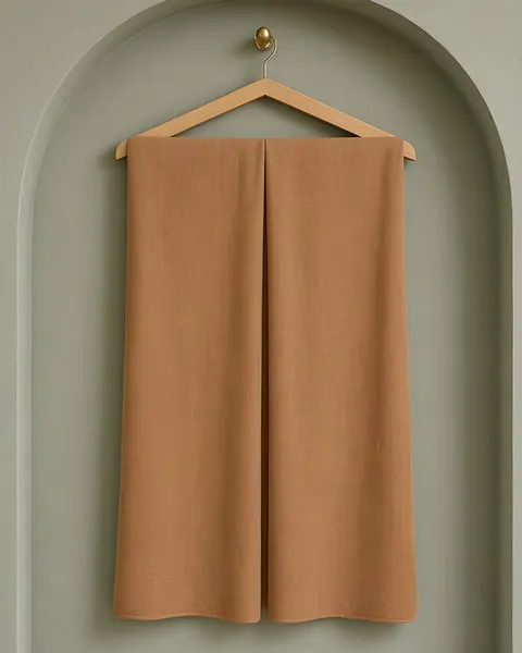 Hijab en jersey de coton – Camel, Camel