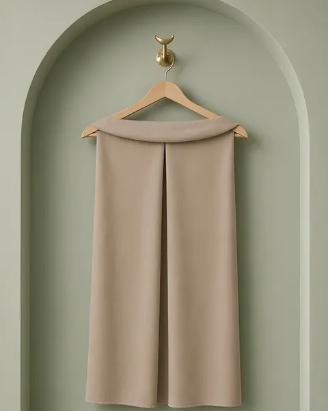 Hijab en jersey de coton – Taupe, Taupe