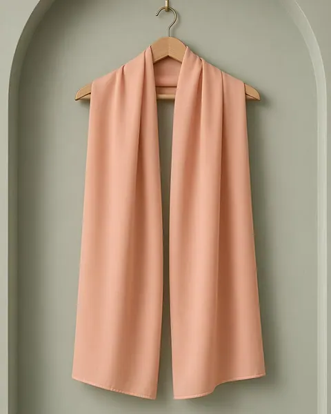 Hijab Crêpe Lux – Caramel – sur cintre