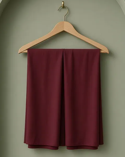 Hooded jersey hijab – Burgundy, Burgundy