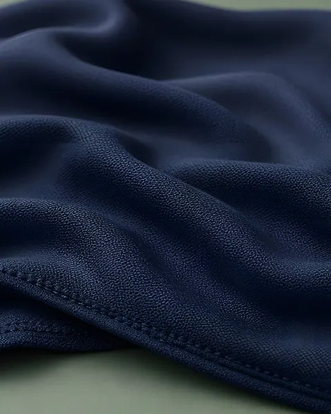 Liquid jersey hijab – Nachtblauw – close-up van de stof