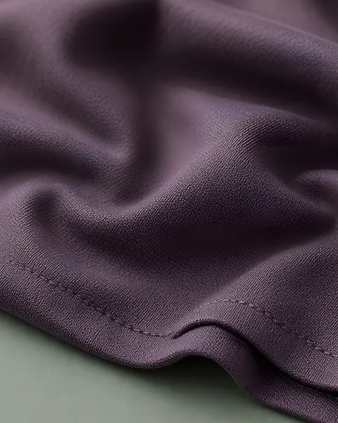 Hijab de punto líquido – Ciruela – detalle del tejido