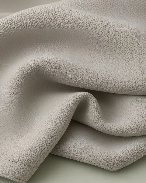 Medina crêpe hijab – Stone – close-up of the fabric