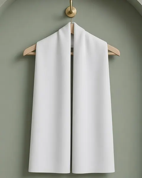 Hijab en jersey premium – Blanc, Blanc