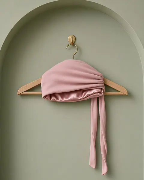 Untertuch mit Satin, zum Binden – Altrosa, Altrosa