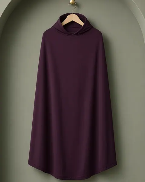 Hijab de punto para poner – Berenjena, Berenjena