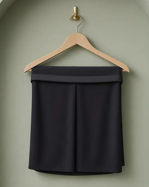Hijab de punto para poner – Negro, Negro