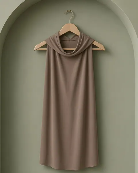 Hijab de punto para poner – Moca, Moca