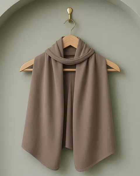 2-in-1 turban hijab – Taupe, Taupe