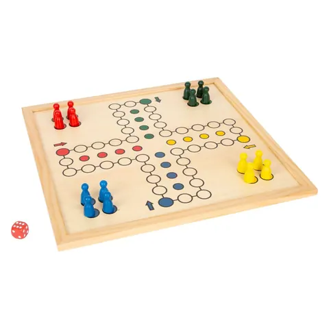 Wooden games box, 20 classics – one more view