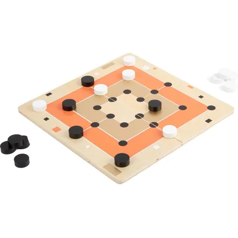 Nine men’s morris and solitaire, gold edition